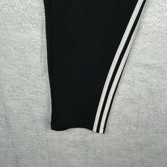 Adidas Must Haves 3-Stripes Sweatpants Mens 2XL‎ Black Tapered Drawstring - Picture 8 of 16